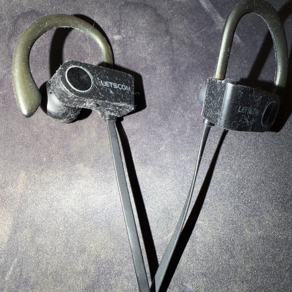Letscom Wireless Earbuds Black